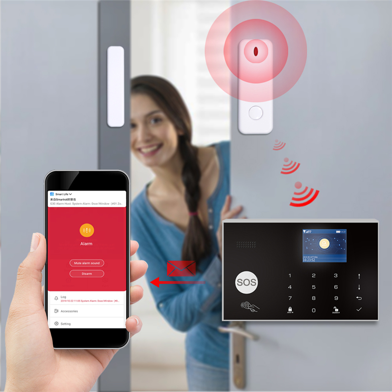 Sistem de alarma wireless PNI SafeHouse HS600 Wifi GSM 4G